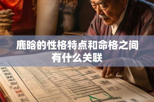 鹿晗的性格特点和命格之间有什么关联