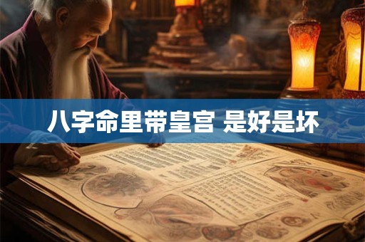 八字命里带皇宫 是好是坏