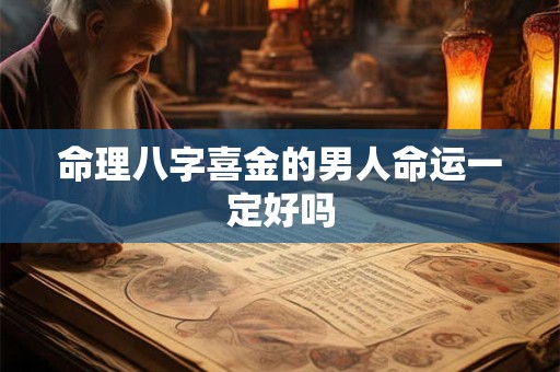 命理八字喜金的男人命运一定好吗