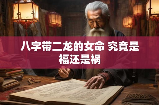 八字带二龙的女命 究竟是福还是祸