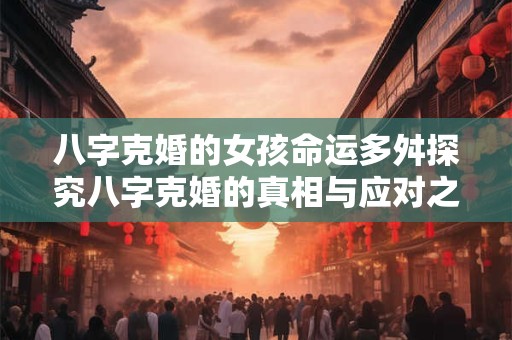 八字克婚的女孩命运多舛探究八字克婚的真相与应对之策