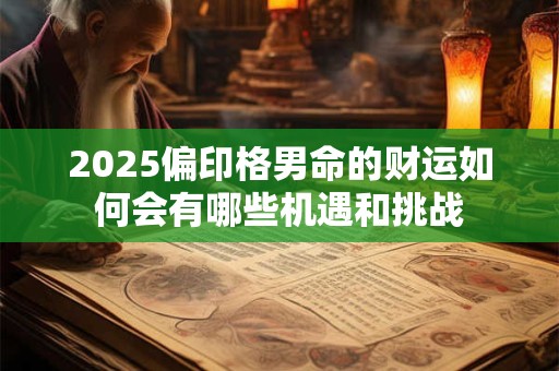 2025偏印格男命的财运如何会有哪些机遇和挑战