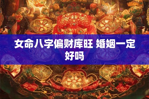 女命八字偏财库旺 婚姻一定好吗