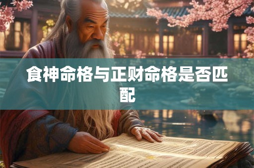 食神命格与正财命格是否匹配