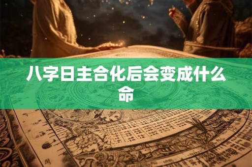 八字日主合化后会变成什么命