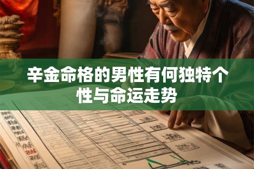 辛金命格的男性有何独特个性与命运走势