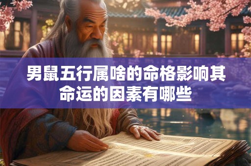 男鼠五行属啥的命格影响其命运的因素有哪些