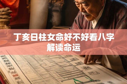丁亥日柱女命好不好看八字解读命运