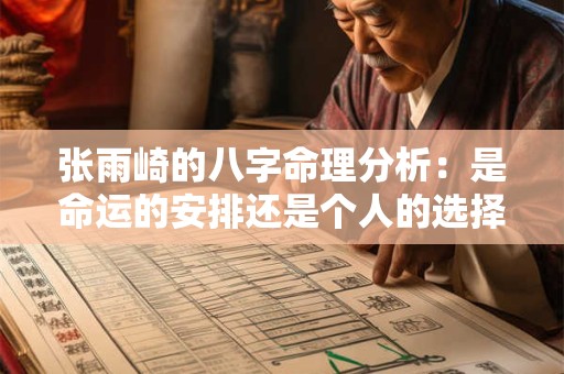 张雨崎的八字命理分析：是命运的安排还是个人的选择