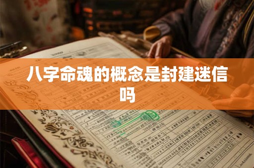 八字命魂的概念是封建迷信吗