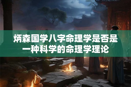 炳森国学八字命理学是否是一种科学的命理学理论