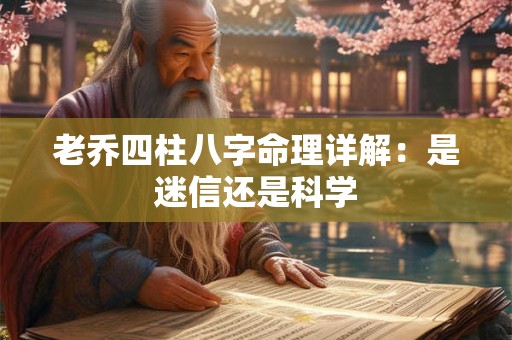老乔四柱八字命理详解：是迷信还是科学