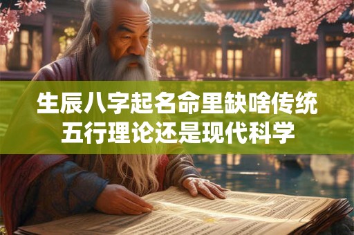 生辰八字起名命里缺啥传统五行理论还是现代科学