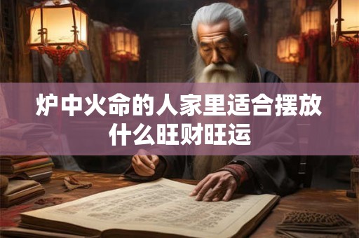 炉中火命的人家里适合摆放什么旺财旺运