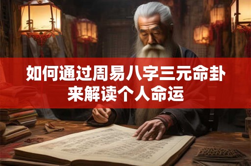 如何通过周易八字三元命卦来解读个人命运