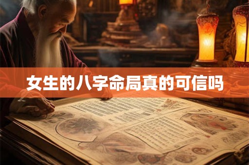 女生的八字命局真的可信吗