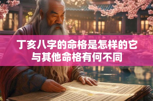 丁亥八字的命格是怎样的它与其他命格有何不同