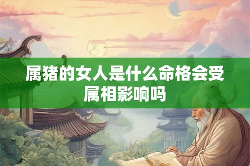 属猪的女人是什么命格会受属相影响吗