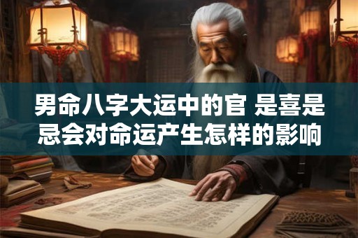 男命八字大运中的官 是喜是忌会对命运产生怎样的影响