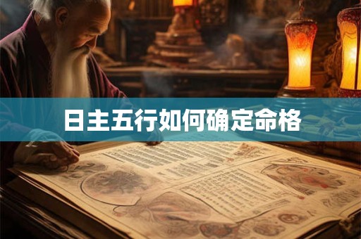 日主五行如何确定命格