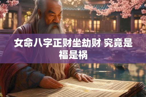 女命八字正财坐劫财 究竟是福是祸