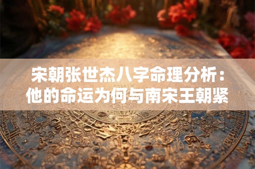 宋朝张世杰八字命理分析：他的命运为何与南宋王朝紧密相连