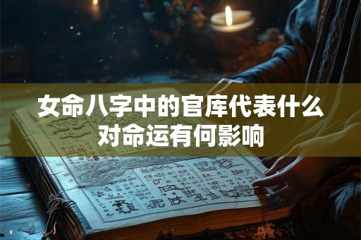 女命八字中的官库代表什么对命运有何影响