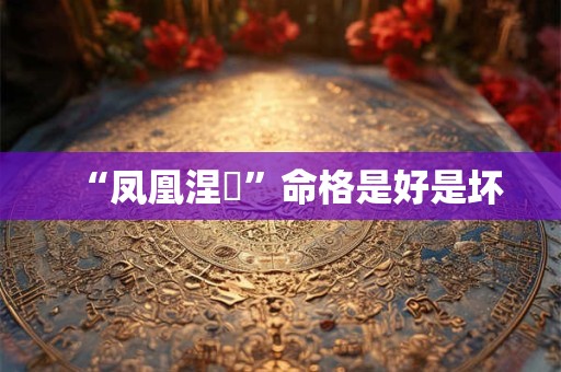 “凤凰涅槃”命格是好是坏 “凤凰涅槃”命格是好是坏