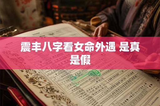 震丰八字看女命外遇 是真是假
