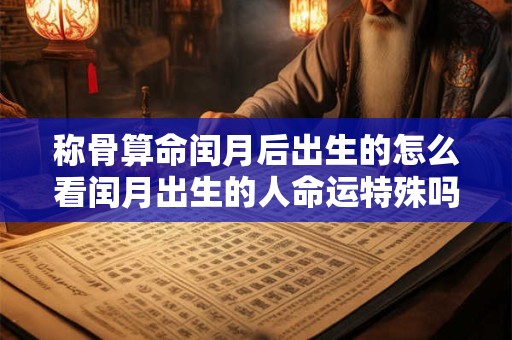 称骨算命闰月后出生的怎么看闰月出生的人命运特殊吗