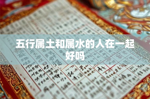 五行属土和属水的人在一起好吗