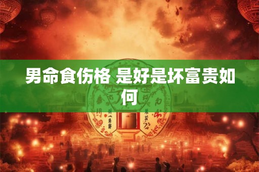 男命食伤格 是好是坏富贵如何