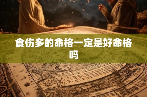 食伤多的命格一定是好命格吗