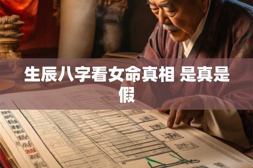 生辰八字看女命真相 是真是假