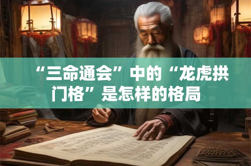 “三命通会”中的“龙虎拱门格”是怎样的格局