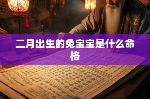 二月出生的兔宝宝是什么命格