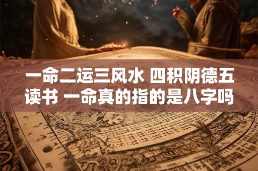 一命二运三风水 四积阴德五读书 一命真的指的是八字吗