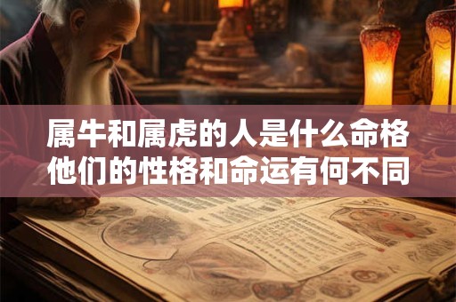 属牛和属虎的人是什么命格他们的性格和命运有何不同