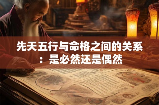 先天五行与命格之间的关系：是必然还是偶然