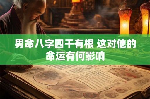 男命八字四干有根 这对他的命运有何影响