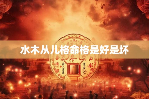 水木从儿格命格是好是坏