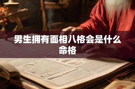 男生拥有面相八格会是什么命格