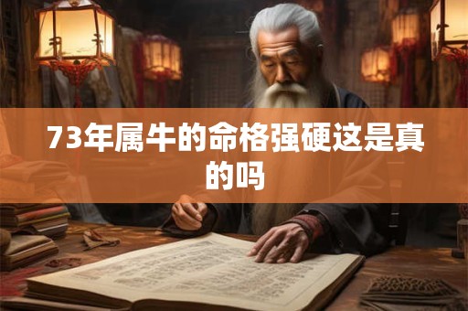 73年属牛的命格强硬这是真的吗