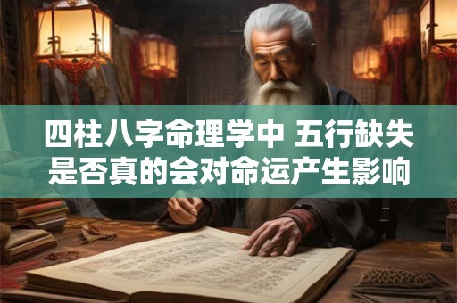 四柱八字命理学中 五行缺失是否真的会对命运产生影响
