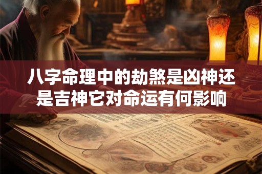 八字命理中的劫煞是凶神还是吉神它对命运有何影响