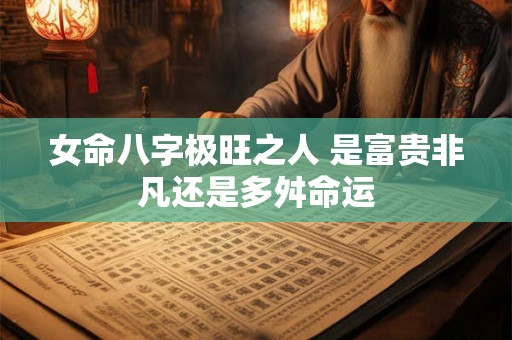 女命八字极旺之人 是富贵非凡还是多舛命运