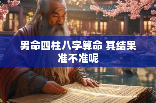 男命四柱八字算命 其结果准不准呢