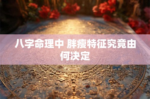 八字命理中 胖瘦特征究竟由何决定