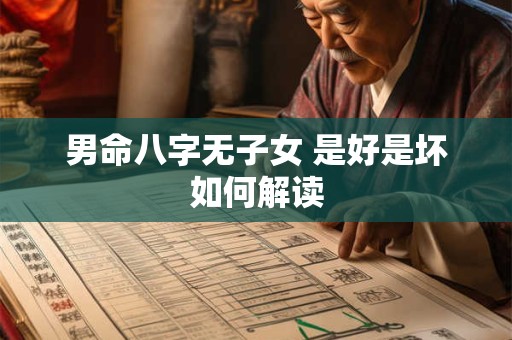 男命八字无子女 是好是坏如何解读