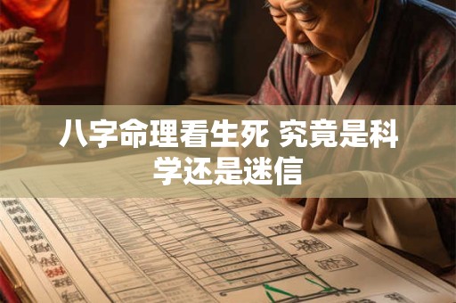 八字命理看生死 究竟是科学还是迷信
